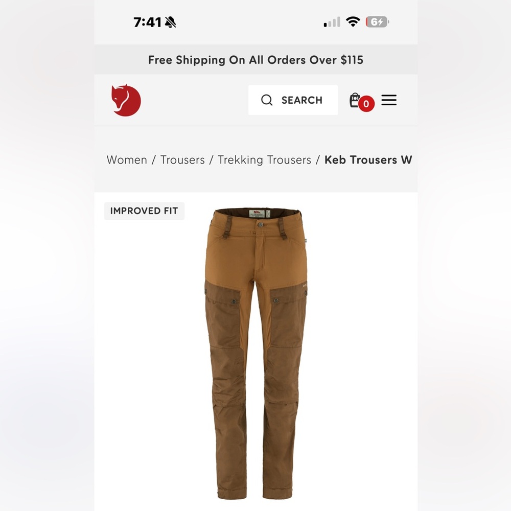 Women’s Fjallraven Keb Pants
